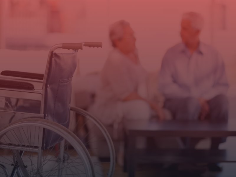 Seniors in nursing home